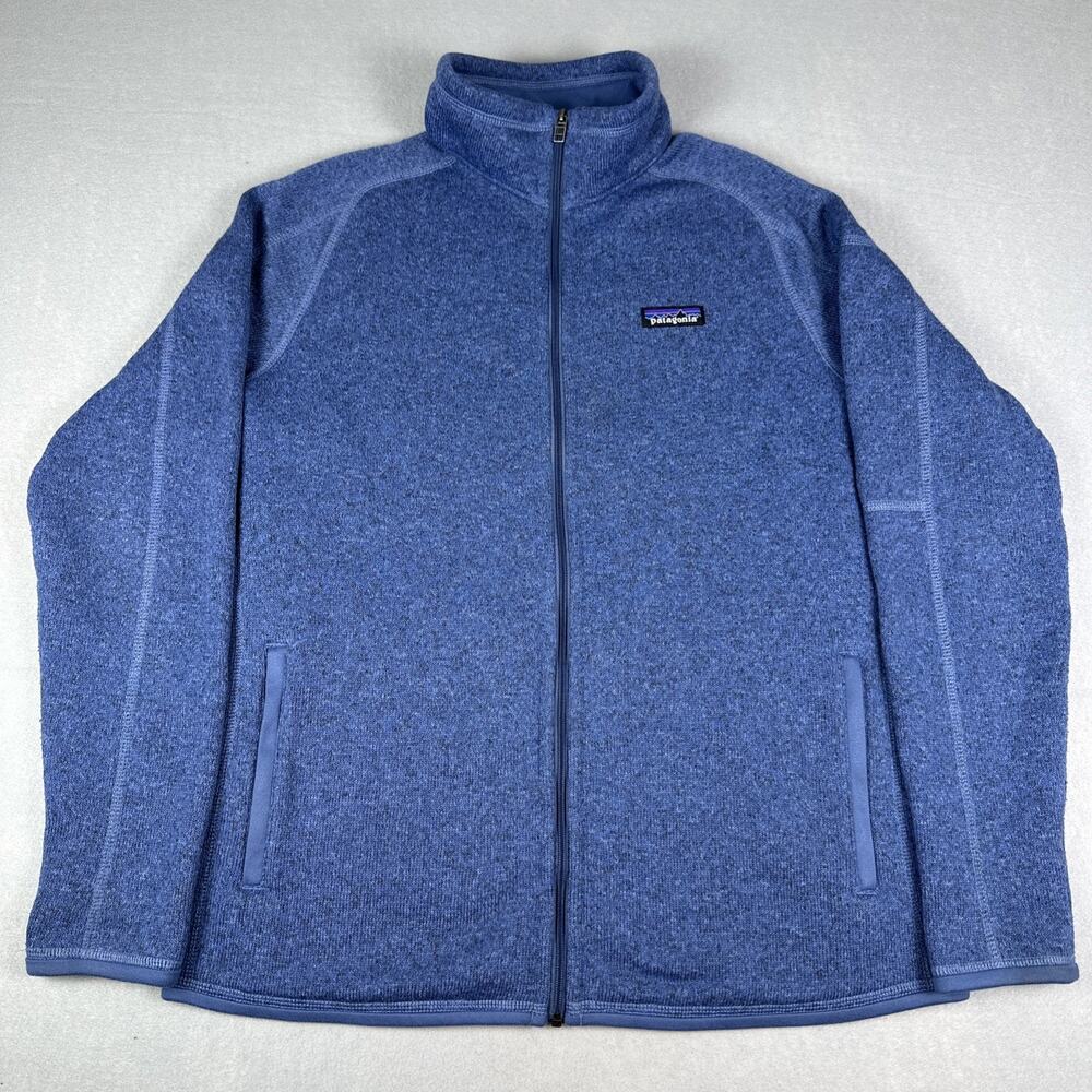 Patagonia Better Sweater Fleece Full Zip Jacket Womens Size Large Blue